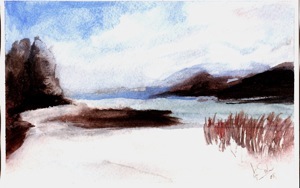 Near the Shrine of St. Therese